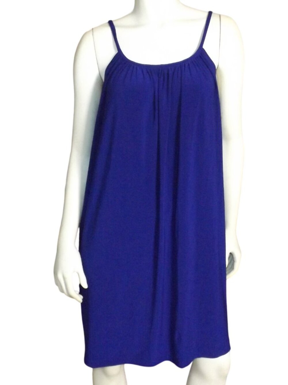 KAMALIKULTURE Casual Dress, M, Blue, Spaghetti straps, Flowy/Loose fit, Norma